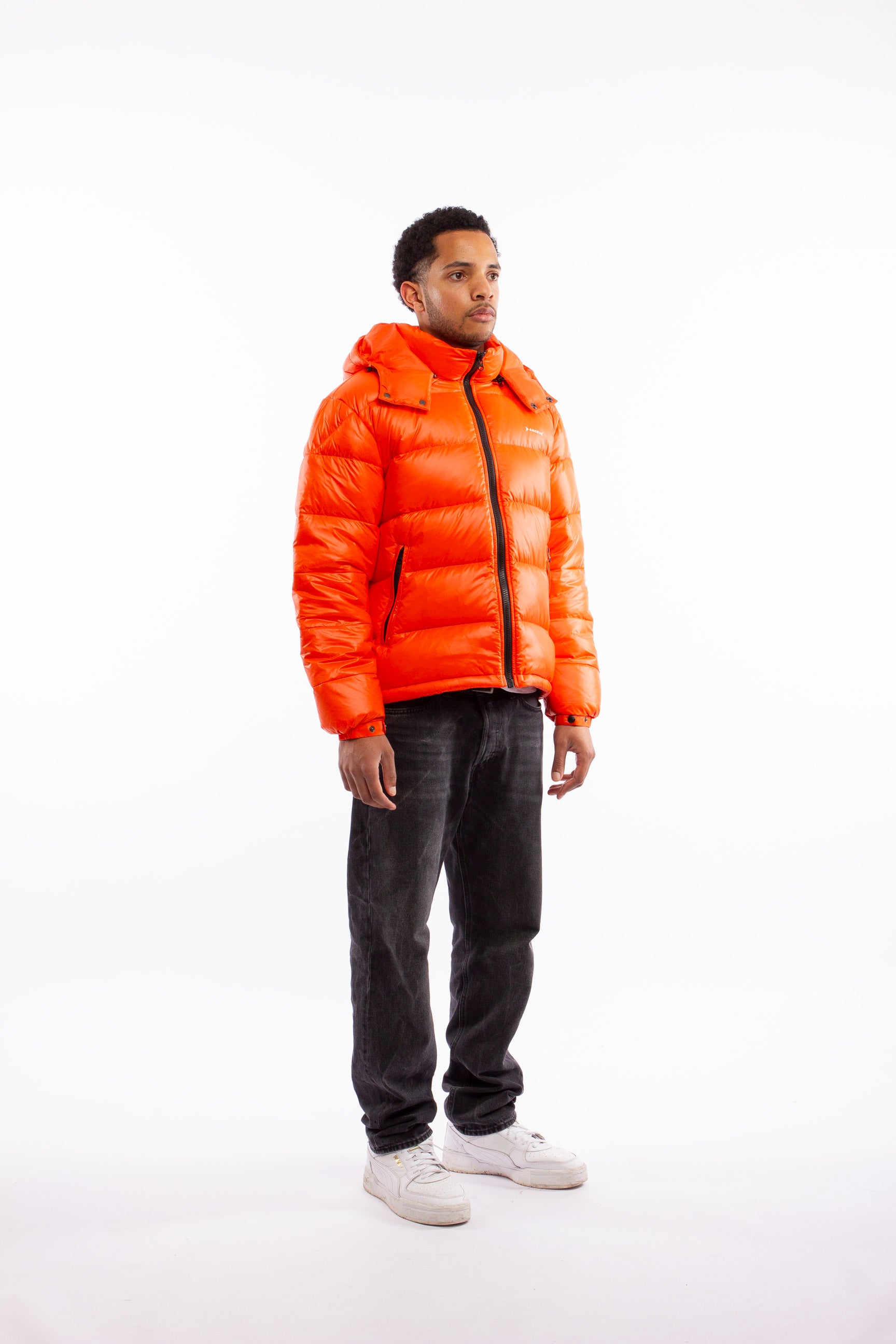 ARCÉVE The Mont Jacket - Stylish and functional luxury outdoor jacket for men - Orange