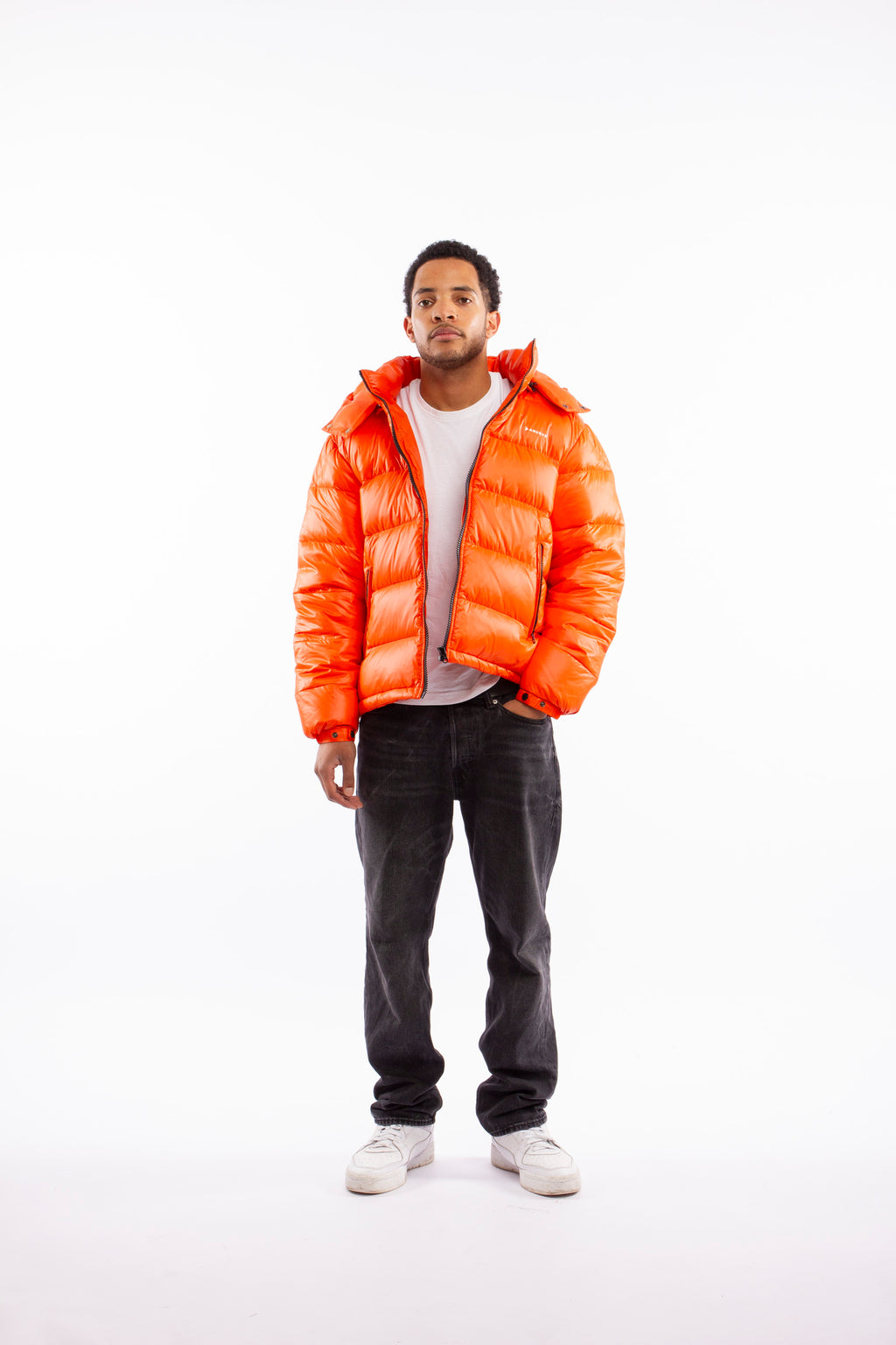 ARCÉVE The Mont Jacket - Stylish and functional luxury outdoor jacket for men - Orange